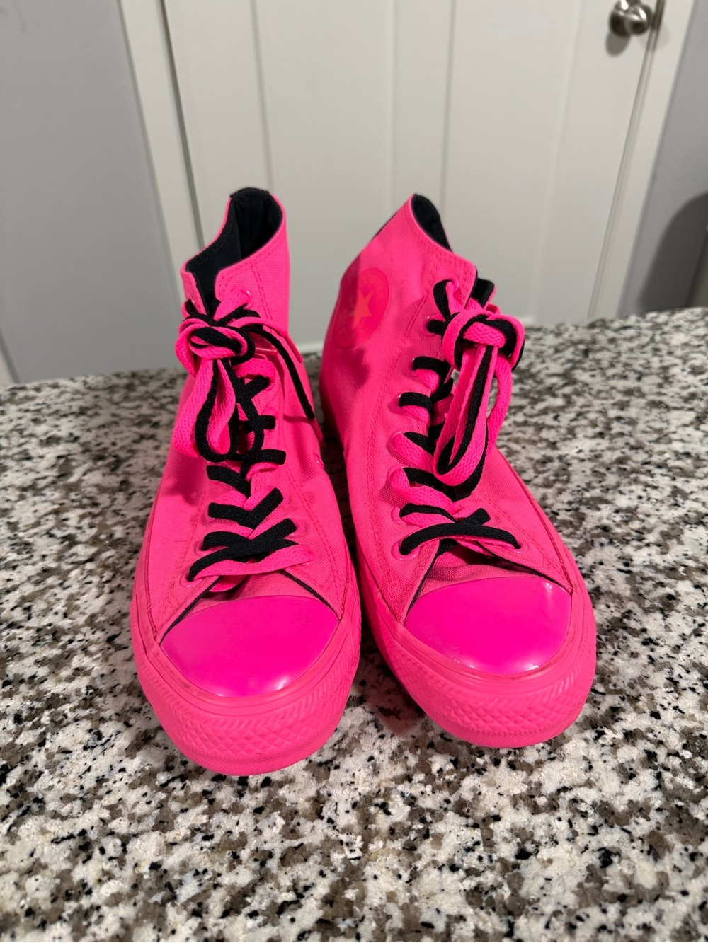Converse x OPI Chuck Taylor All Star High Top Neon Pink Women's 8.5 / Men's 6.5